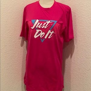 Oversized pink Nike T-shirt